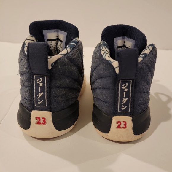 JORDAN 12 XII Retro (TD) International Flight BV8019-445 Sneakers us 5 c - Picture 9 of 10